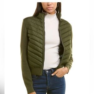 Canada Goose Black Label Hybridge Dark Sage Wool Jacket Size XS NWT